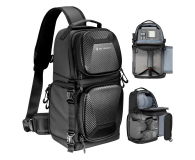 K&F Concept Urban Wander U02 10 l - czarny - 1550466 - zdjęcie 2